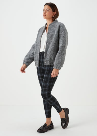 Grey Big Check Leggings