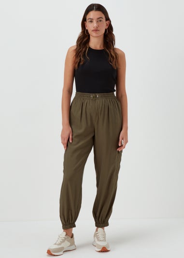 Khaki Parachute Trousers