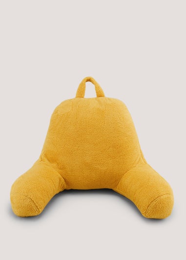 Yellow Teddy Fleece Cuddle Cushion (70cm x 45cm x 50cm)