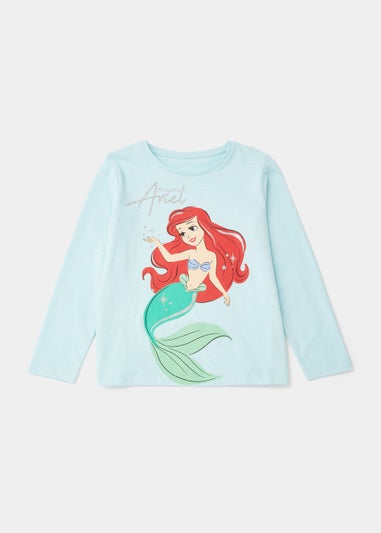 Kids Aqua Disney Ariel Long Sleeve T-Shirt (3-9yrs)