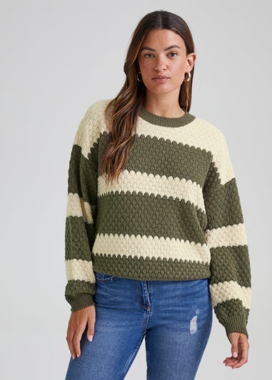 JDY Sana Multicoloured Stripe Knitted Jumper