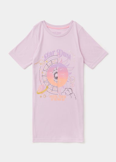 Girls Purple Celestial Nightie (4-13yrs)