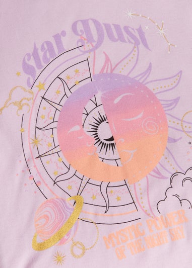 Girls Purple Celestial Nightie (4-13yrs)
