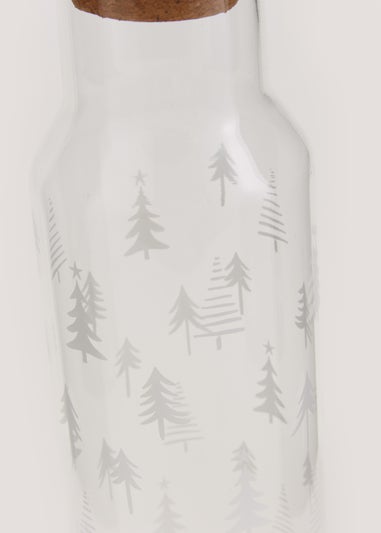 Glass Christmas Tree Carafe (26.5cm x 8.5cm)