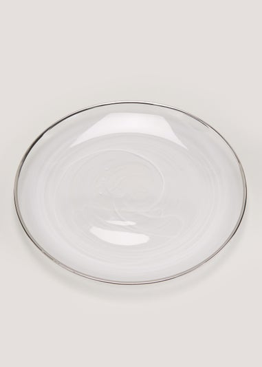 Silver Rim Charger Plate (31cm)