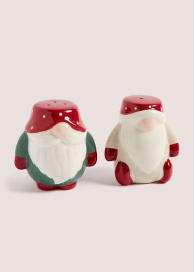 Christmas Gonk Salt & Pepper Shakers (7.5cm x 5cm) - Matalan