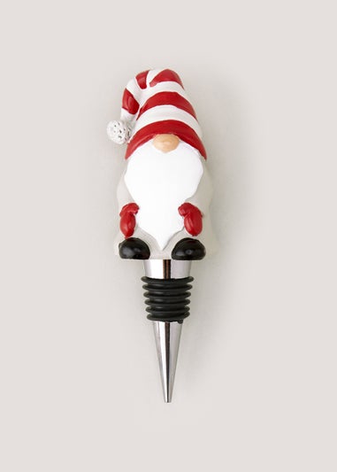 Red Christmas Gonk Bottle Stopper (13cm x 13.5cm)