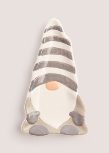 Grey Christmas Gnome Tea Bag Tidy (14cm x 78cm)