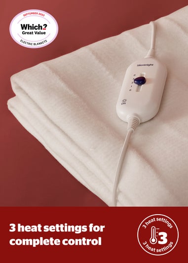 Silentnight White Comfort Control Electric Blanket