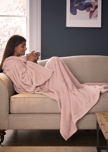 Silentnight Pink Snugsie Blanket