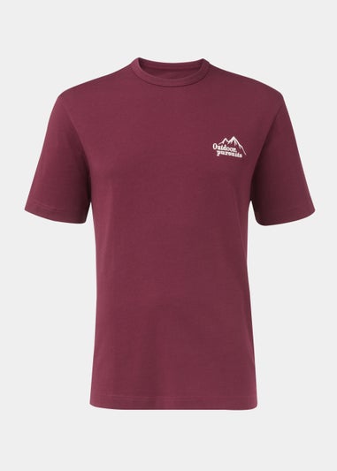 Burgundy Outdoor Pursuits T-Shirt