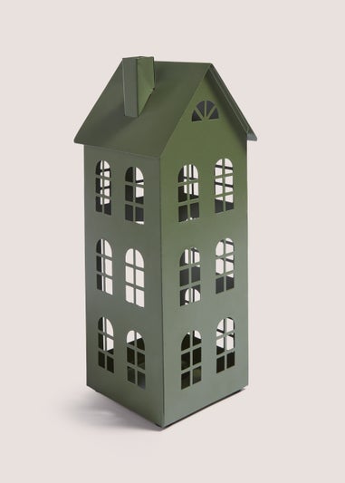 Green Large House Lantern (30cm)