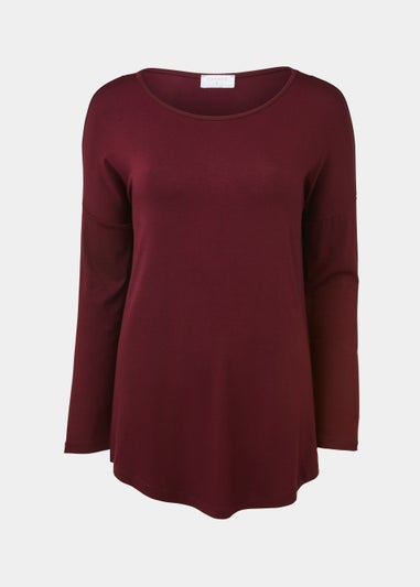 Burgundy Longline Top - Matalan