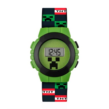 Kids Green Minecraft Digital Watch