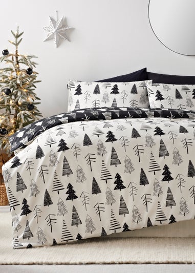 Monochrome Tree Duvet Cover