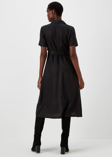 Et Vous Black Midi Utility Dress