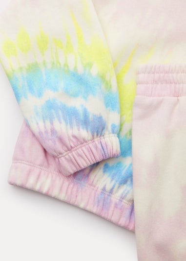 Girls Tie Dye Sweatshirt & Joggers Set (4-13yrs)