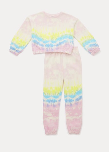 Girls Tie Dye Sweatshirt & Joggers Set (4-13yrs)