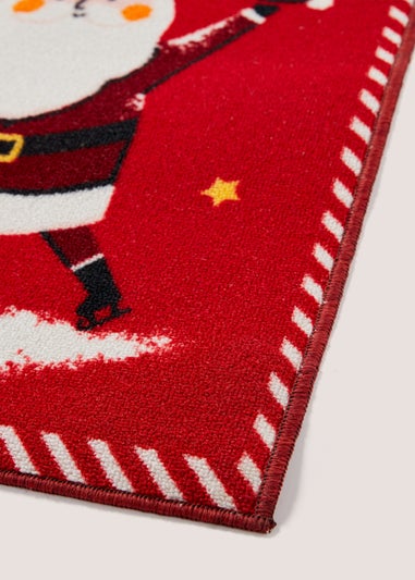 Red Christmas Santa Runner (158cm x 49cm)