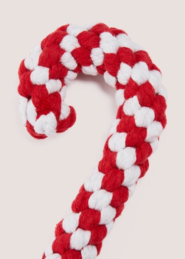 Candy Cane Christmas Pet Toy (30cm x 8cm x 4cm)