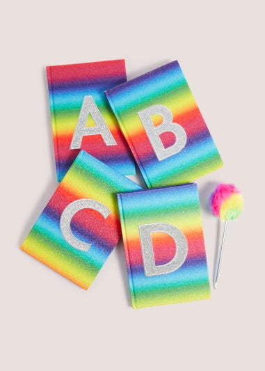 Multicoloured Alphabet Notebook & Pen Set