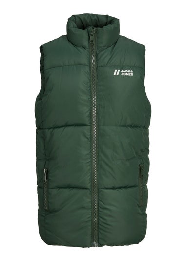 Jack & Jones Junior Green Max Gilet (6-16yrs)
