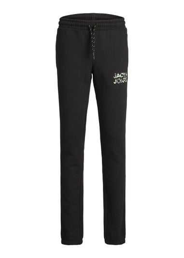 Jack & Jones Junior Black Gordon Sweatpants (6-16yrs)