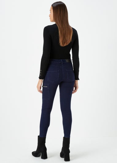 Et Vous Indigo Zip Trousers