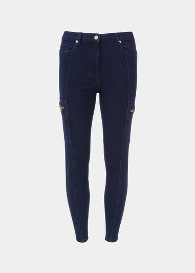 Et Vous Indigo Zip Trousers