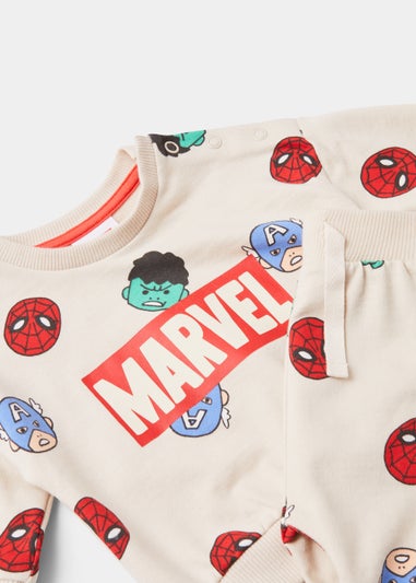 Baby Multicoloured Marvel Sweatshirt & Joggers Set (Newborn-12mths)