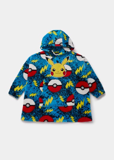 Kids Blue Pokémon Snuggle Hoodie (4-13yrs)