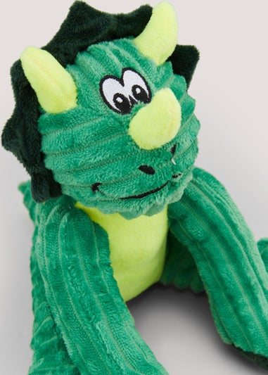 Green Dinosaur Dog Toy (23cm x 20cm x 13cm)