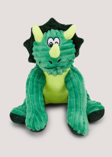 Green Dinosaur Dog Toy (23cm x 20cm x 13cm)