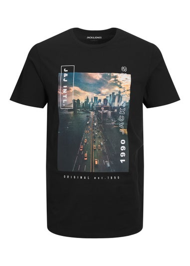 Jack & Jones Junior Black Gartdener T-Shirt