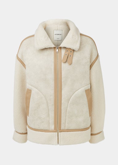 Cream Aviator Jacket