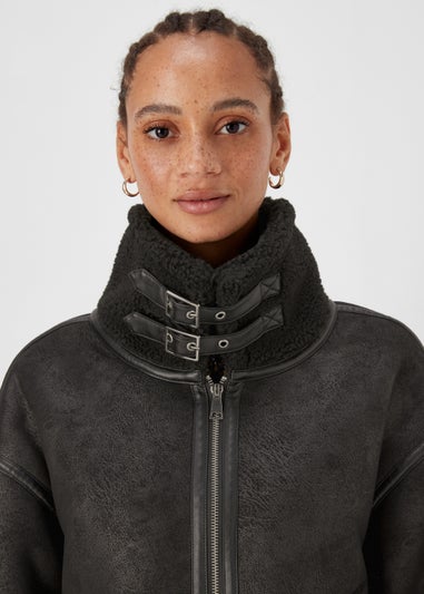 Black Aviator Jacket