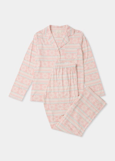 Pink Fair Isle Pyjama Set