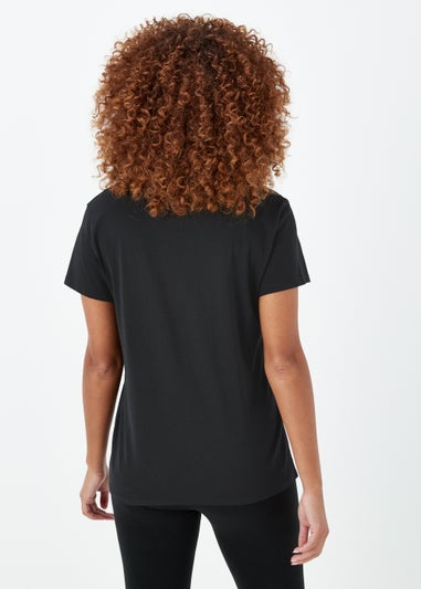 Black Love Slogan T-Shirt