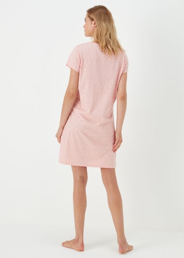 Pink Bear Print Nightie