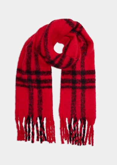 Red Check Scarf