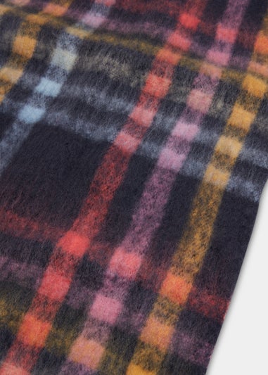 Multicoloured Check Print Scarf