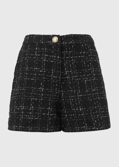 Et Vous Black Boucle Shorts