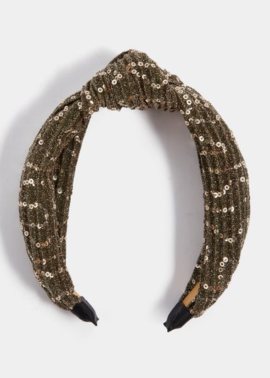 Gold Sequin Headband
