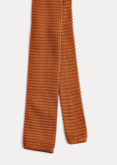 Taylor & Wright Rust Knitted Tie