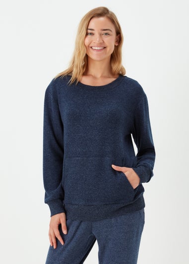 Navy Lounge Top
