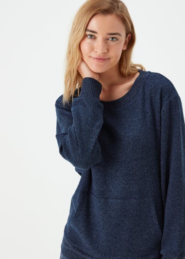 Navy Lounge Top
