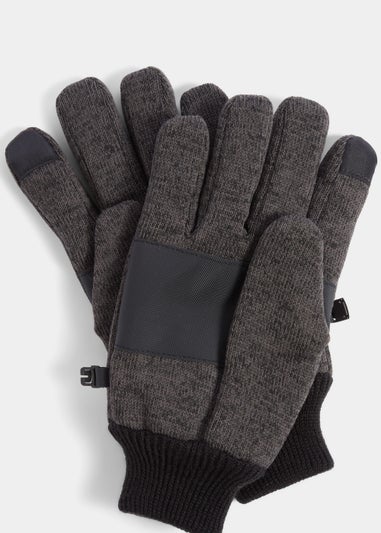 Grey Marl Gloves