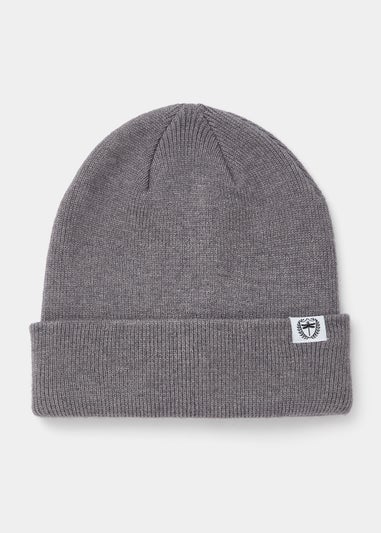 Grey Badge Beanie