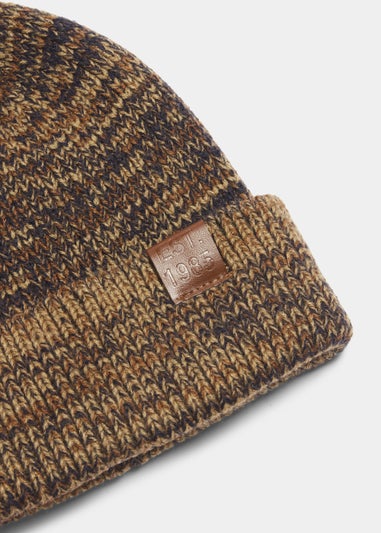 Khaki Pom Pom Knit Beanie