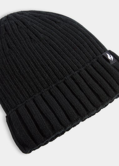 Heat Holders Black Beanie Hat